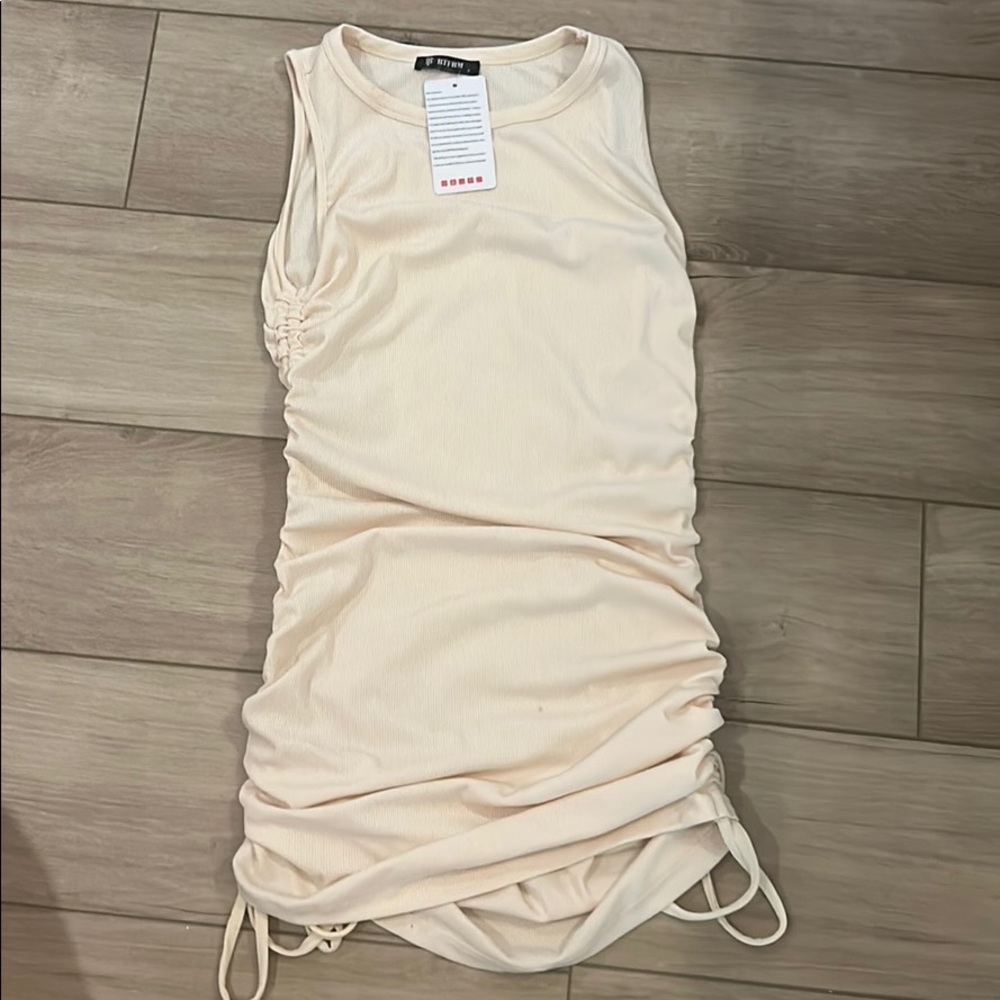 Cream Mini Dress